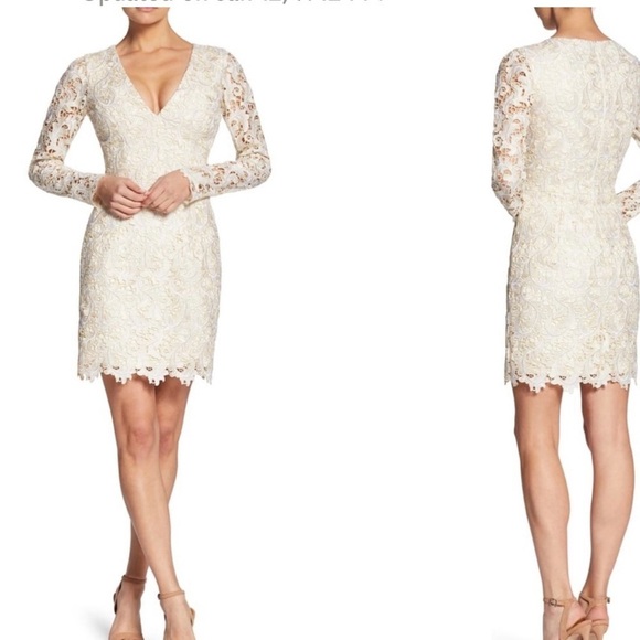 Dress the Population Kathrine Lace Sheath Dress - Picture 1 of 9